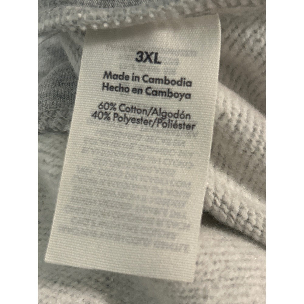 No Boundaries Fleece Jogger Mens 3XL Heather Grey New Drawstring Elastic Cuffs - Picture 8 of 9